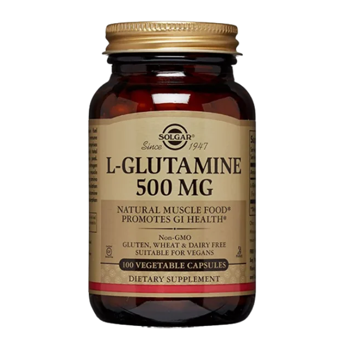 L Glutamine 500 mg Solgar 1