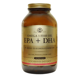 Omega 3 EPA + DHA 120 Softgels Solgar