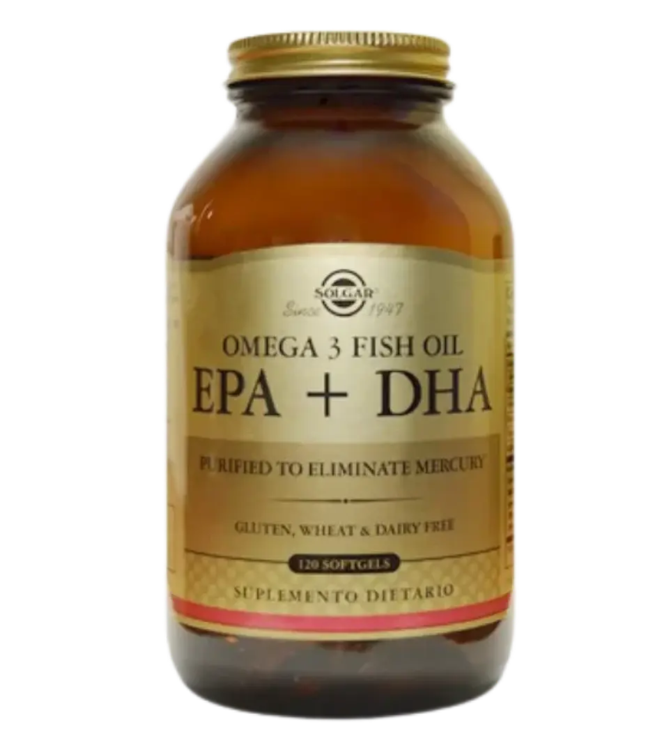 Omega 3 EPA + DHA 120 Softgels Solgar 1