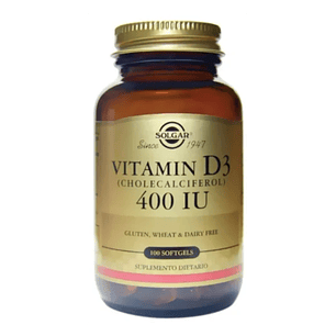 Vitamina D3 400 IU Solgar