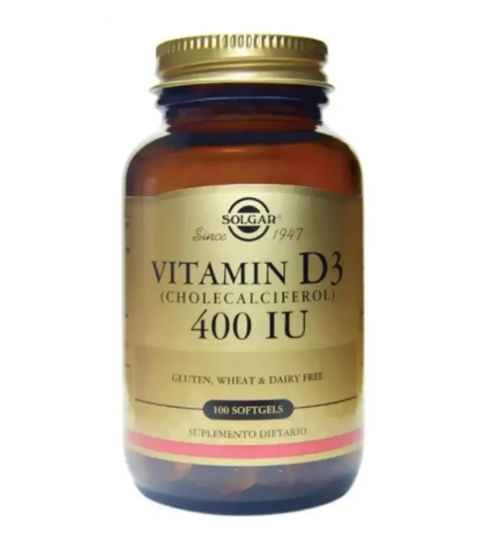 Vitamina D3 400 IU Solgar 1