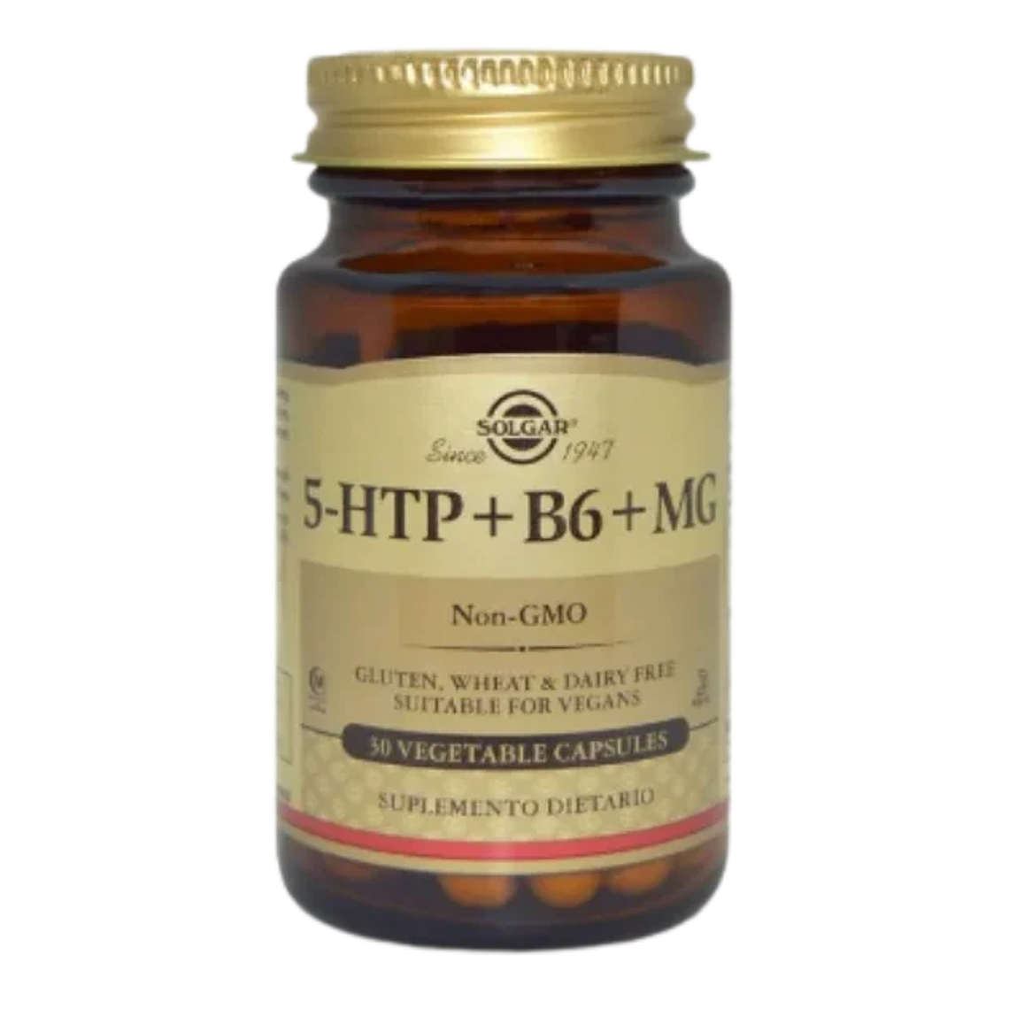 5 HTP + B6 + Magnesio 30 Cápsulas Solgar 1