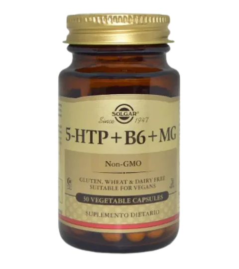 5 HTP + B6 + Magnesio 30 Cápsulas Solgar