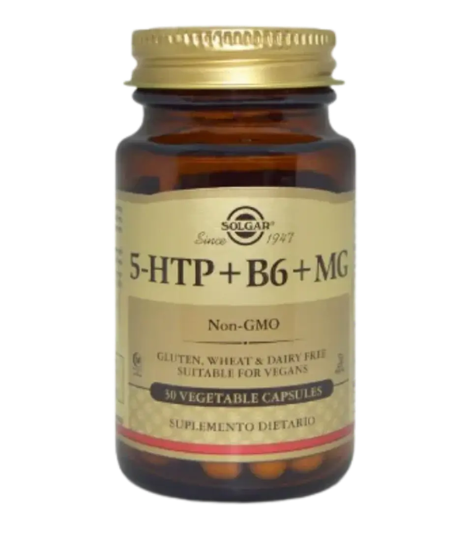 5 HTP + B6 + Magnesio 30 Cápsulas Solgar 1