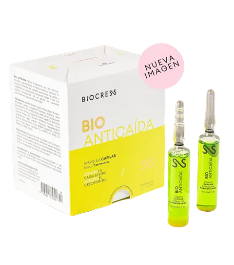 Bio Anticaída Tónico Capilar 20 Ampollas Bio Cress 10