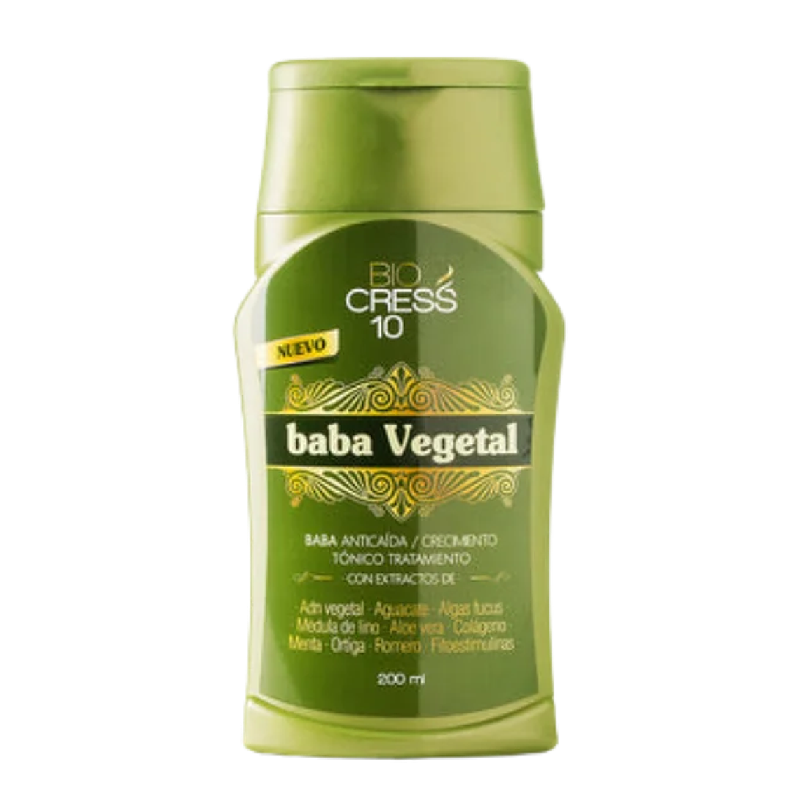 Baba Vegetal Tratamiento Anticaída 200 ml Bio Cress 10 1
