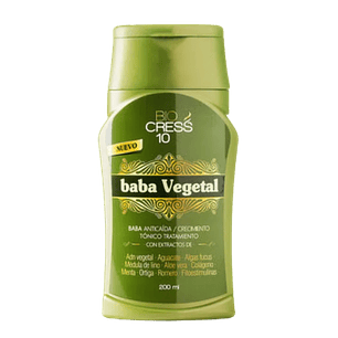 Baba Vegetal Tratamiento Anticaída 200 ml Bio Cress 10