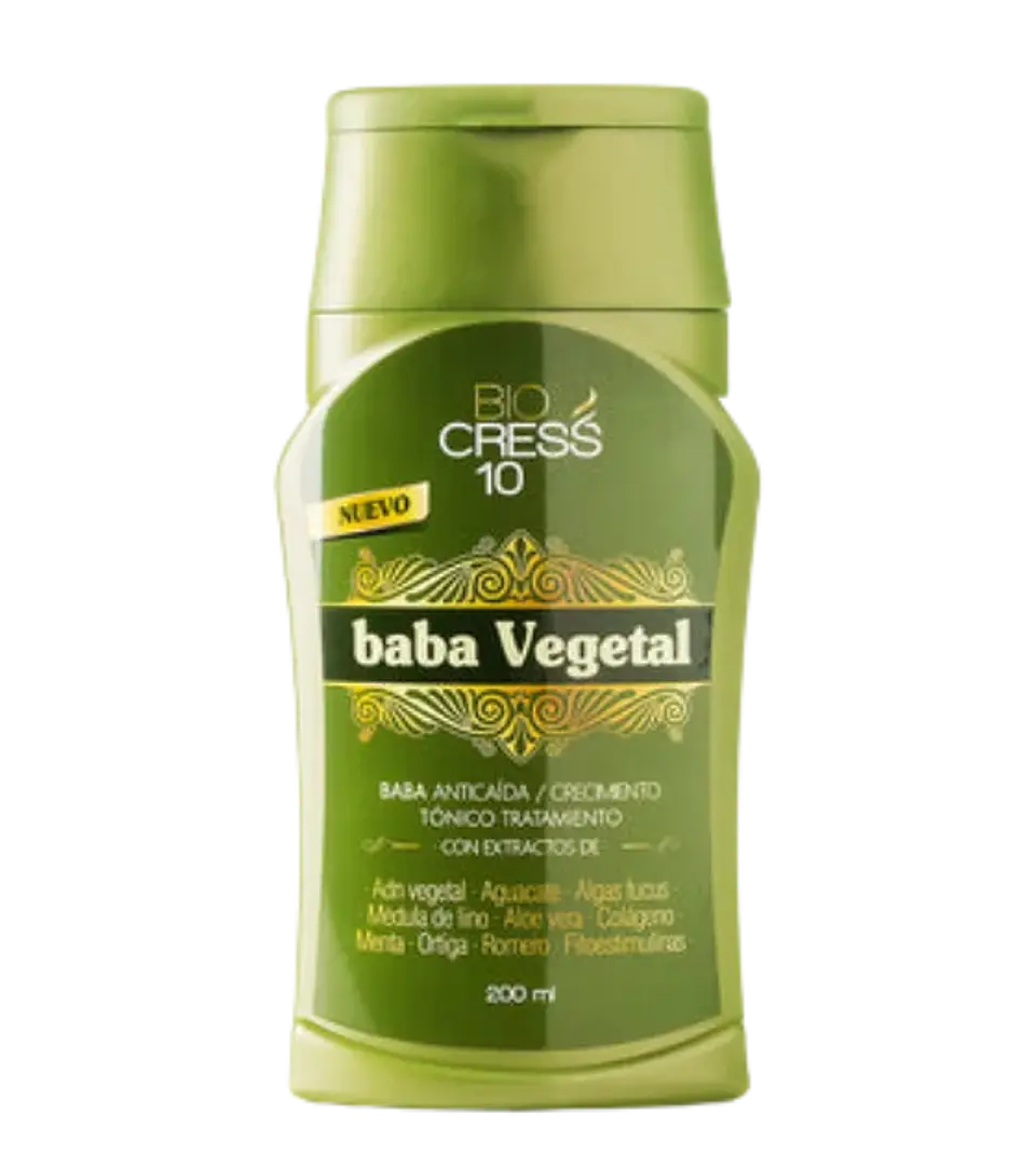 Baba Vegetal Tratamiento Anticaída 200 ml Bio Cress 10 1