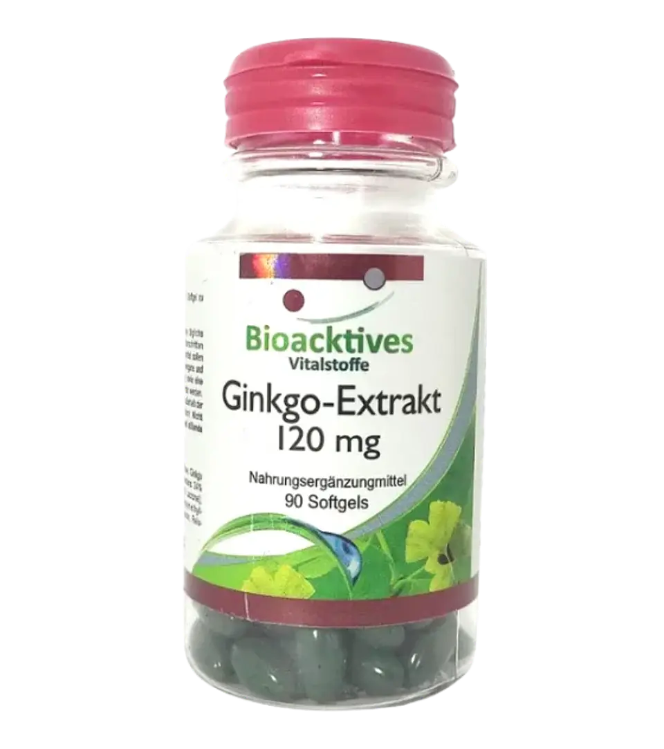 Ginkgo Biloba 120 Mg Bioacktives 90 Softgels 1