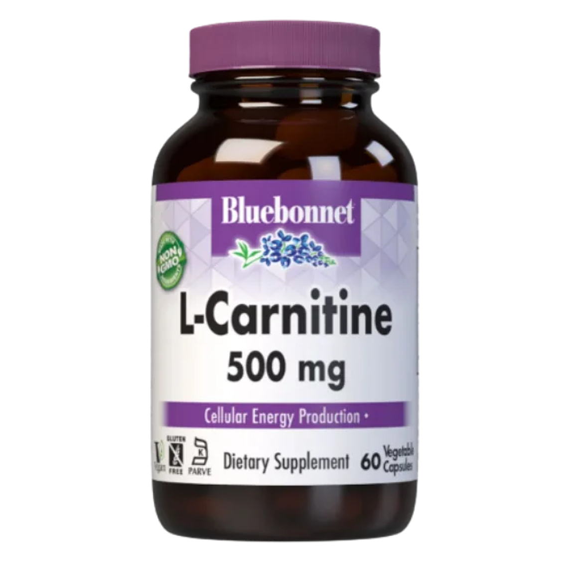 L Carnitina 500 g 60 Cápsulas Bluebonnet  1
