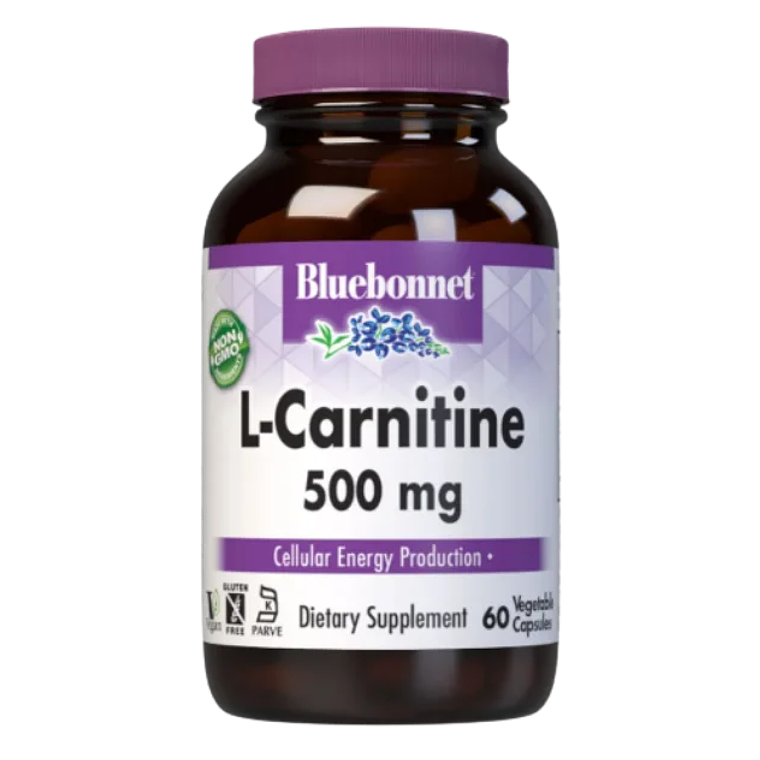L Carnitina 500 g 60 Cápsulas Bluebonnet  1