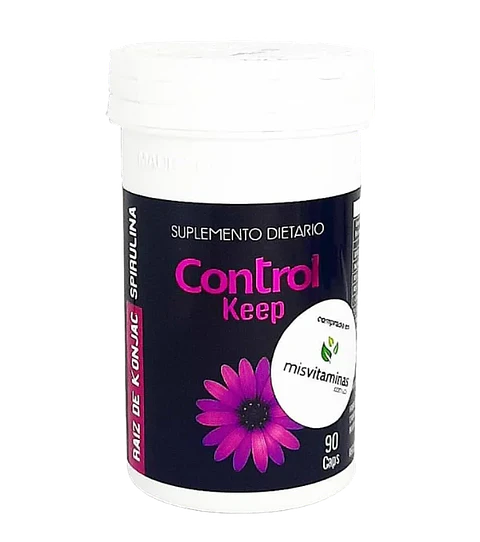 Control Fit Keep Raiz de Konjac Spirulina 90 Cápsulas