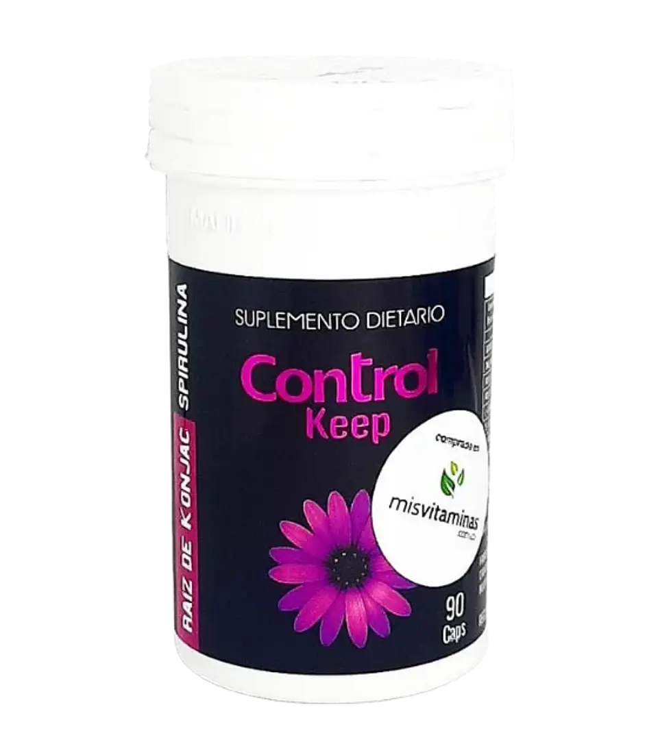 Control Fit Keep Raiz de Konjac Spirulina 90 Cápsulas 1