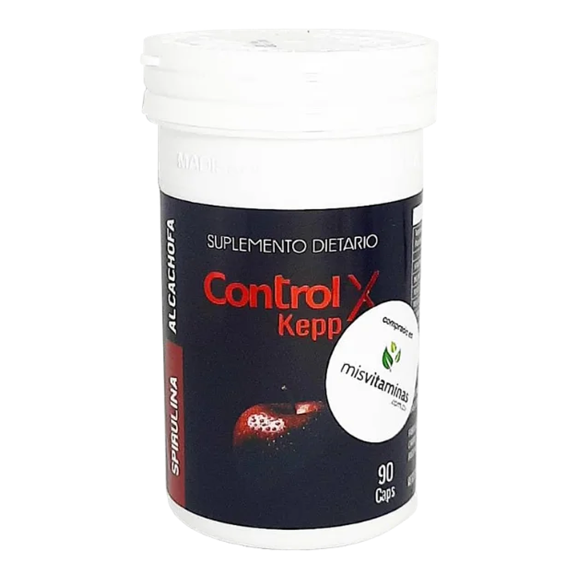 Control X Keep Spirulina y Alcachofa 90 Cápsulas 1