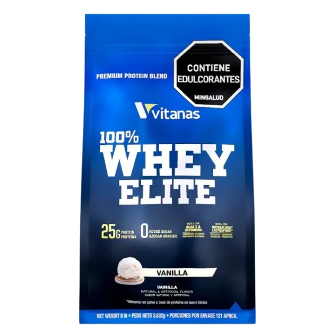 Whey Elite Vainilla 8 Libras Vitanas  1