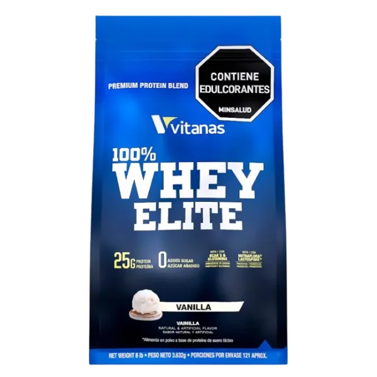 Whey Elite Vainilla 8 Libras Vitanas  1