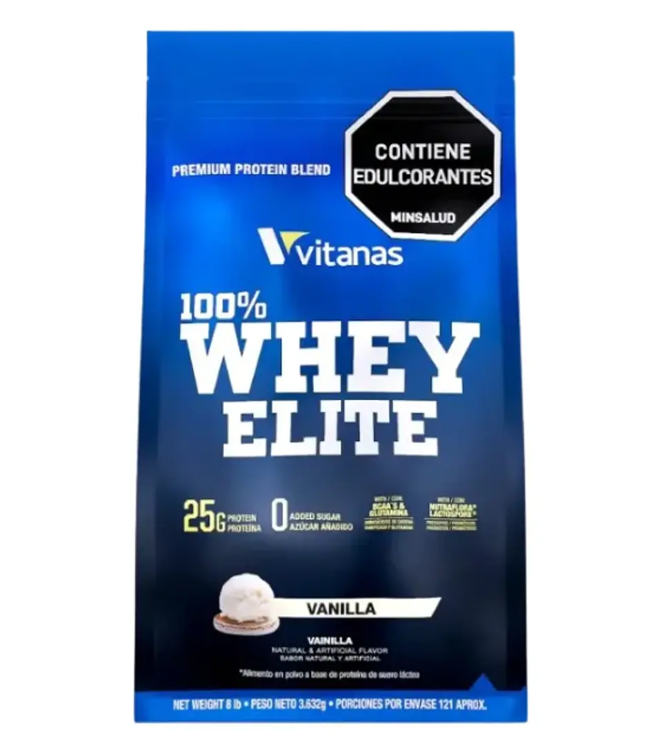 Whey Elite Vainilla 8 Libras Vitanas  1