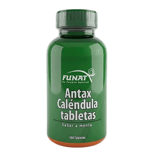 Antax Caléndula 100 Tabletas Sabor Menta Funat