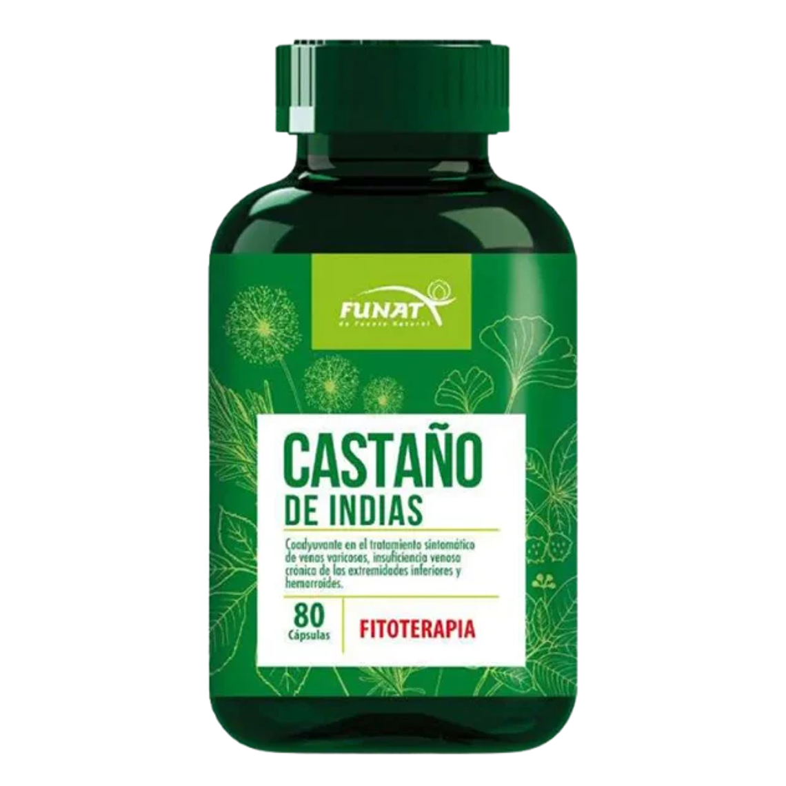 Castaño de Indias 80 Cápsulas Funat 1
