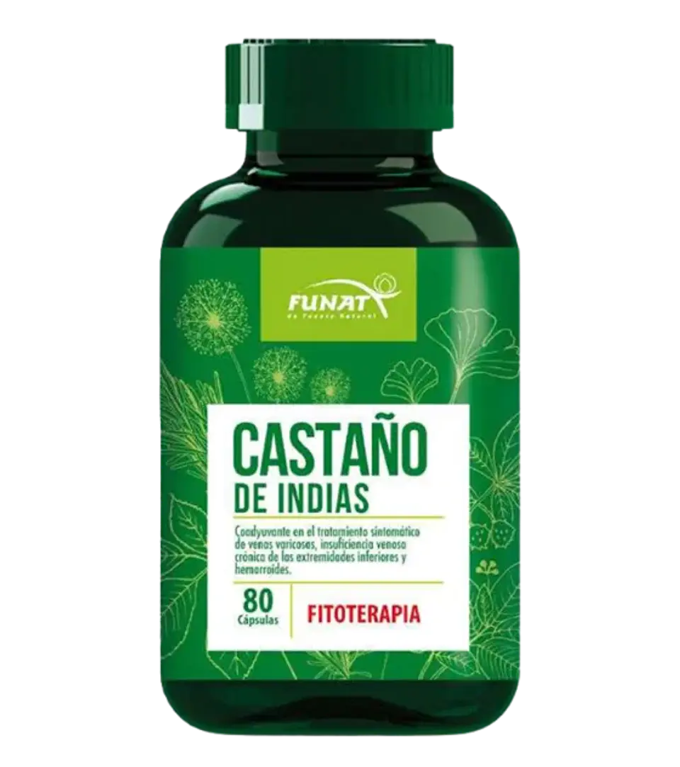 Castaño de Indias 80 Cápsulas Funat 1