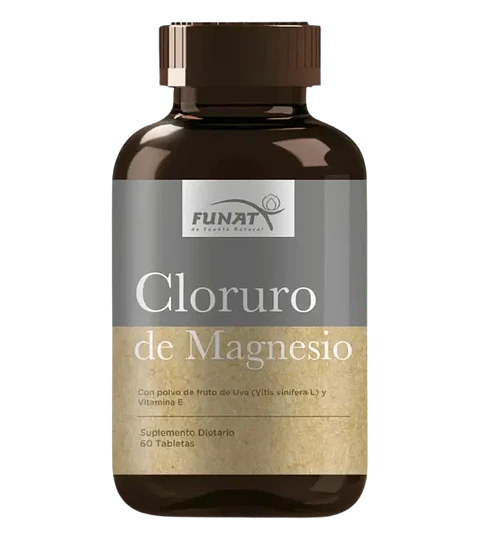 Cloruro de Magnesio con Vitamina E 60 Tabletas Funat