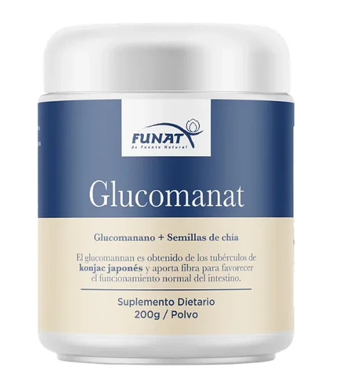 Glucomanat mas semillas de Chia Pote 200 gramos Funat