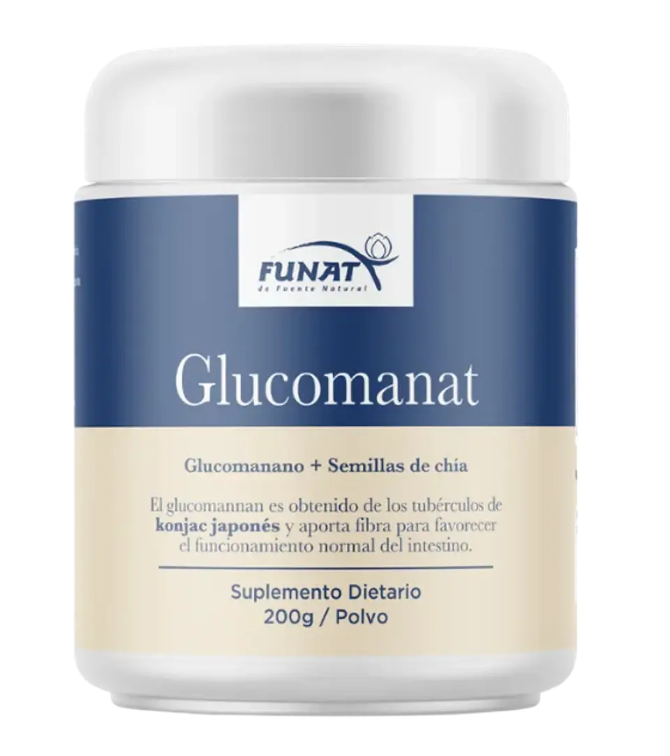 Glucomanat mas semillas de Chia Pote 200 gramos Funat 1
