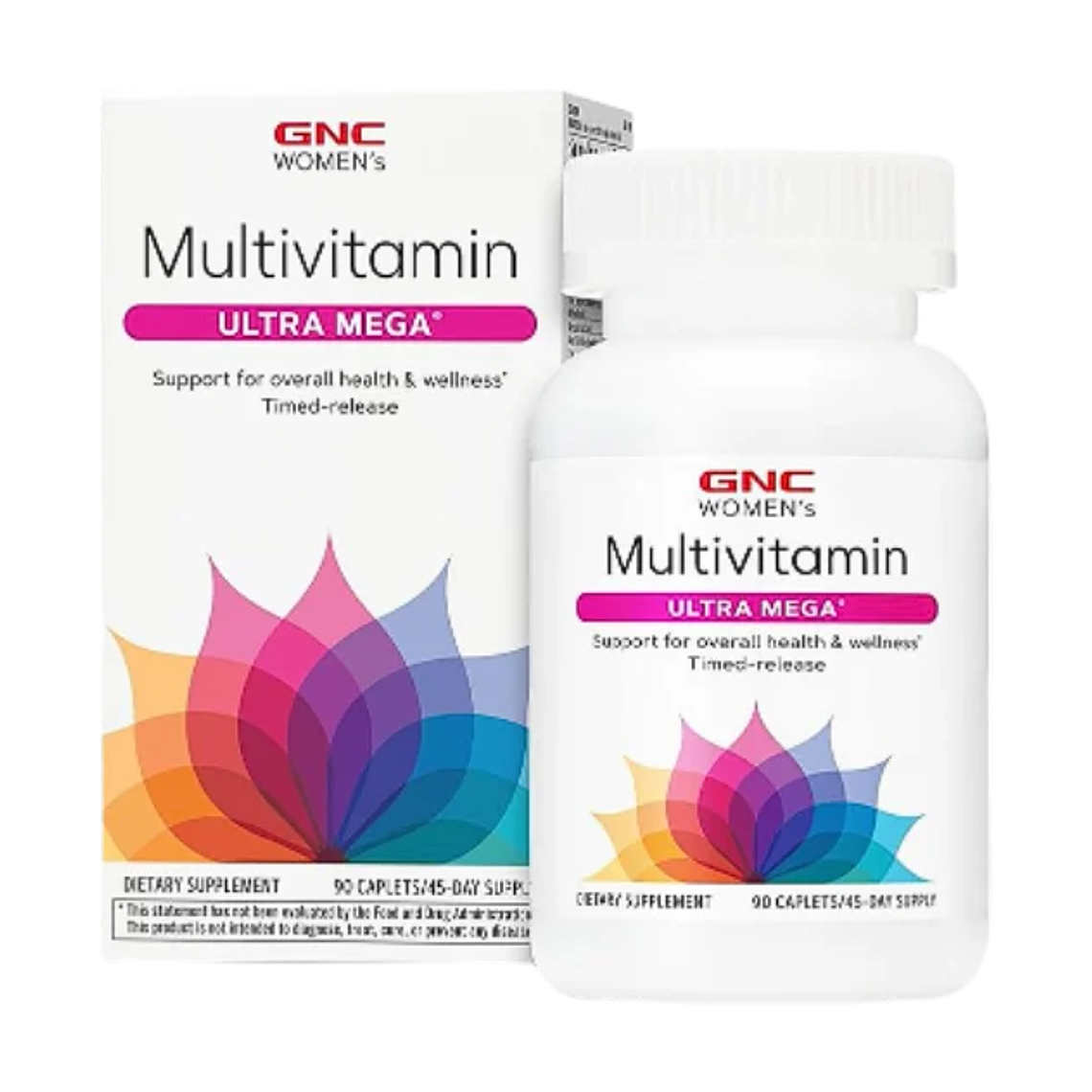 Multivitamin Ultra Mega 90 Caplets GNC 1