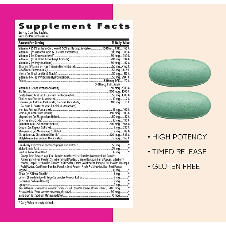 Multivitamin Ultra Mega 90 Caplets GNC 2