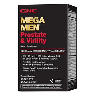 Mega Men Prostate and Virility 90 Caplets GNC
