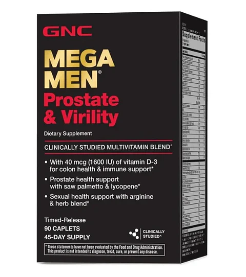 Mega Men Prostate and Virility 90 Caplets GNC