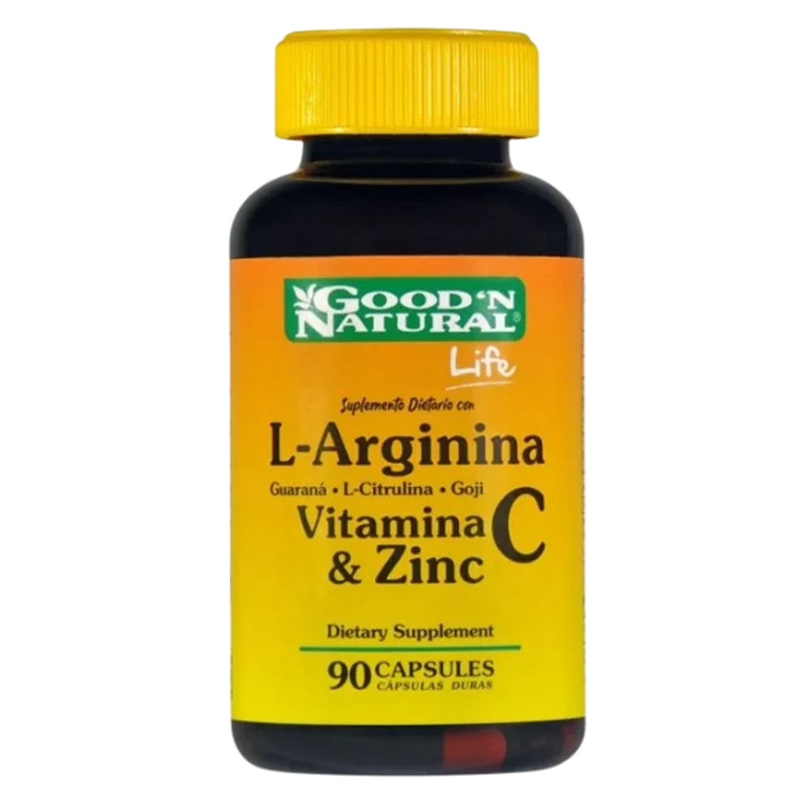 L Arginina Vitamina C y Zinc 90 Cápsulas Good´N Natural 1