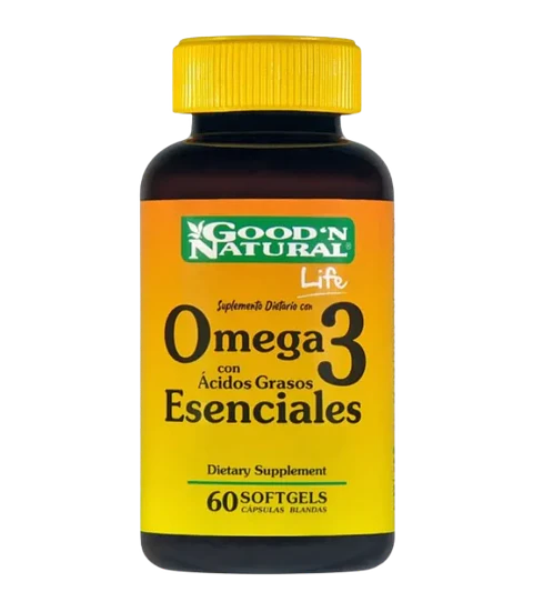 Omega 3 Acidos Grasos Esenciales 60 Softgels Good´N Natural