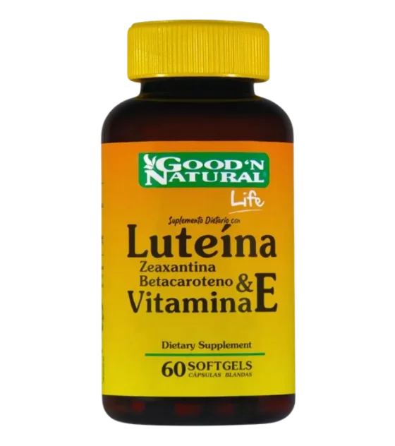 Luteina Zexantina Betacaroteno y Vitamina E 60 Softgels Good