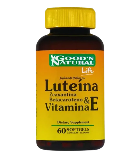 Luteina Zexantina Betacaroteno y Vitamina E 60 Softgels Good´N Natural