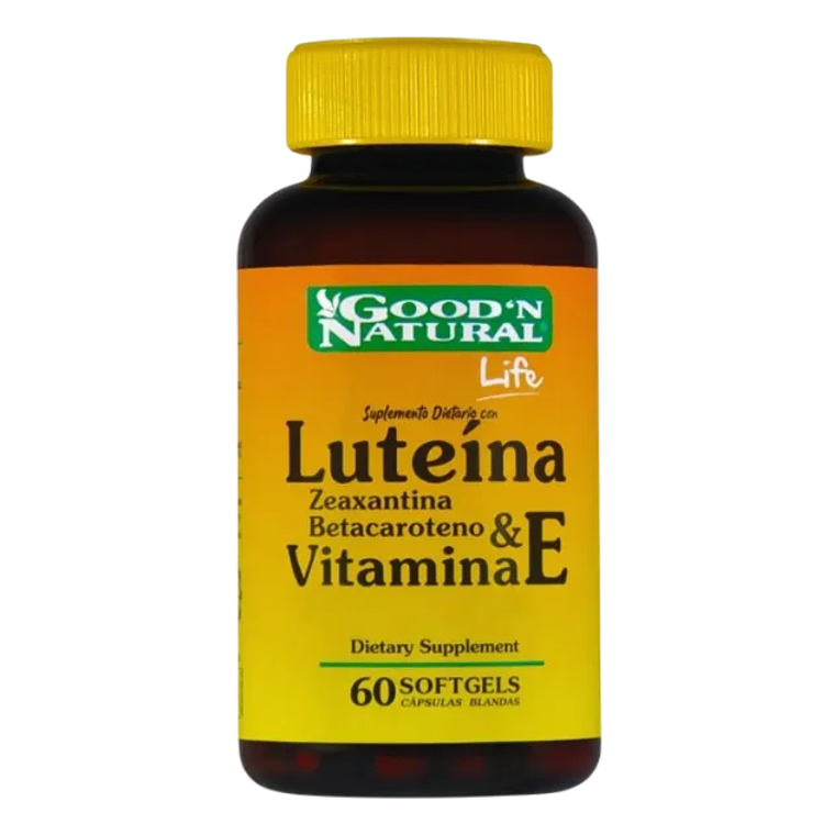 Luteina Zexantina Betacaroteno y Vitamina E 60 Softgels Good´N Natural 1