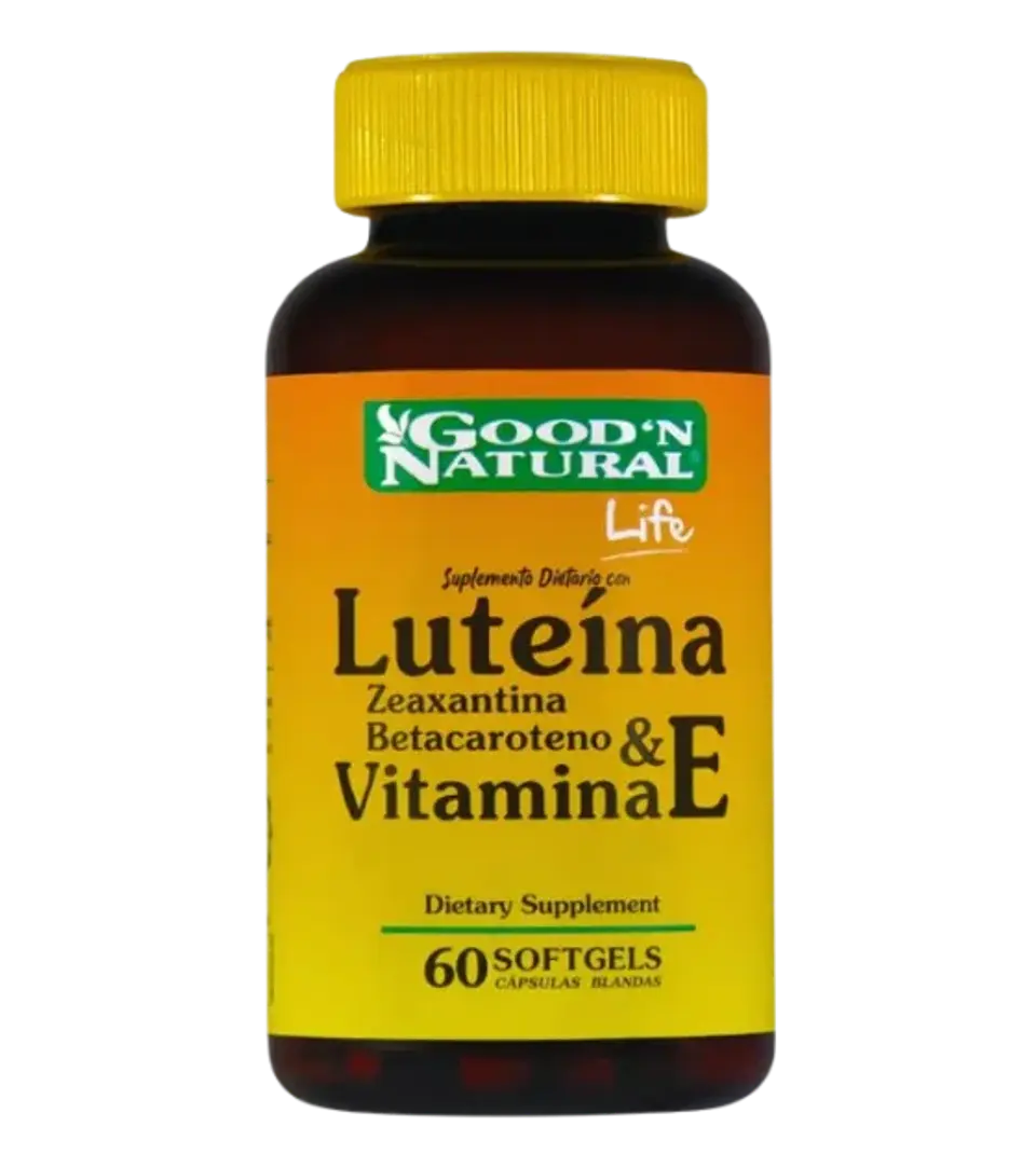 Luteina Zexantina Betacaroteno y Vitamina E 60 Softgels Good´N Natural 1