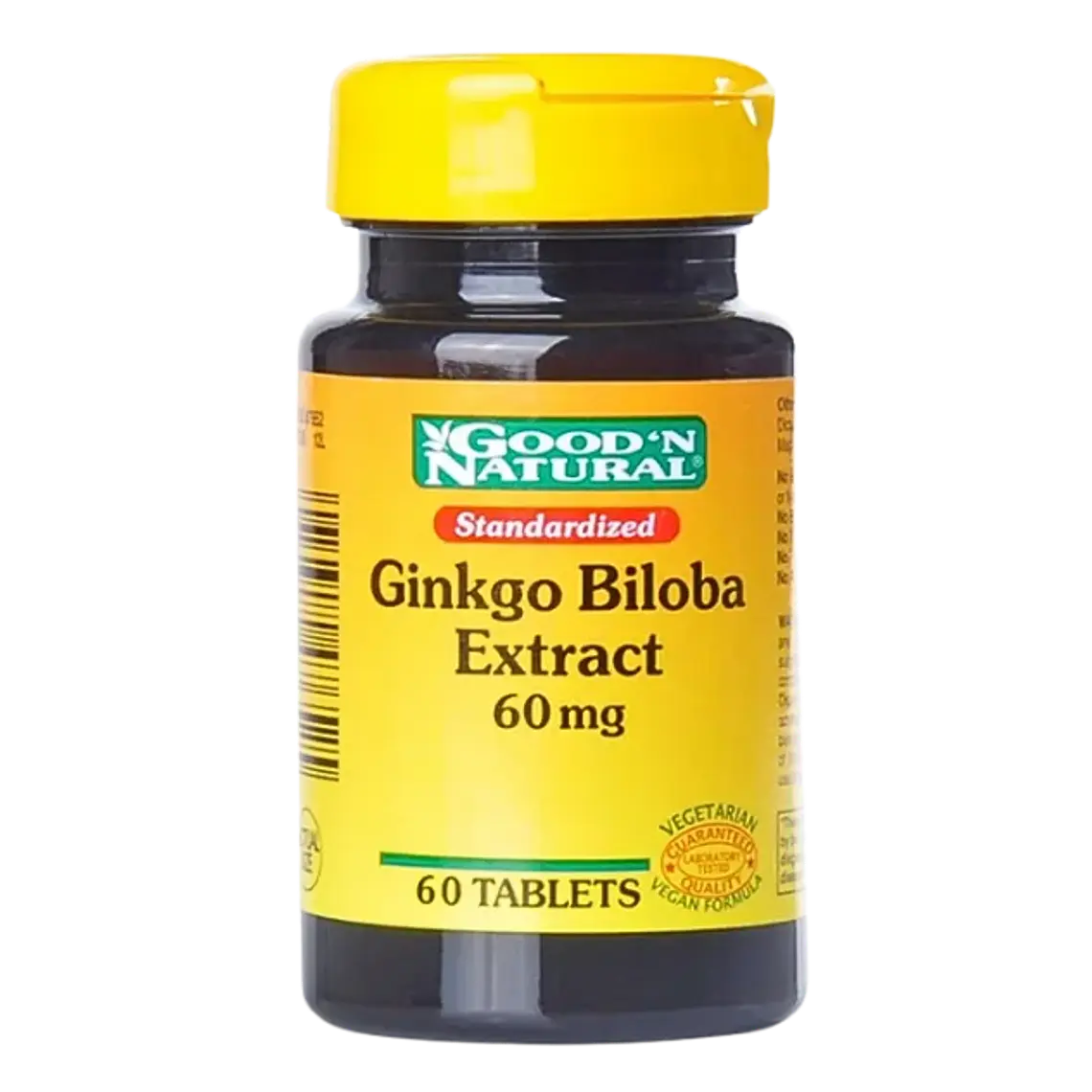 Ginkgo Biloba 60 mg 60 Tabletas  1