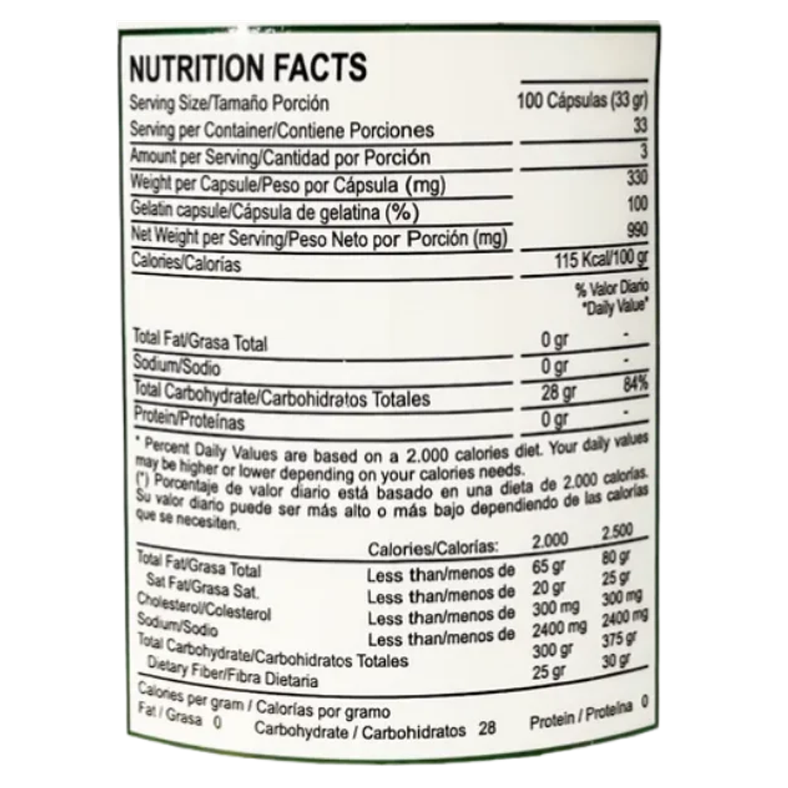 Jengibre Kurginger 100 Cápsulas  2