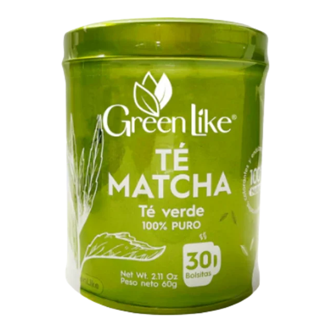 Té Matcha 60 Gramos 30  bolsitas  Green Like  1