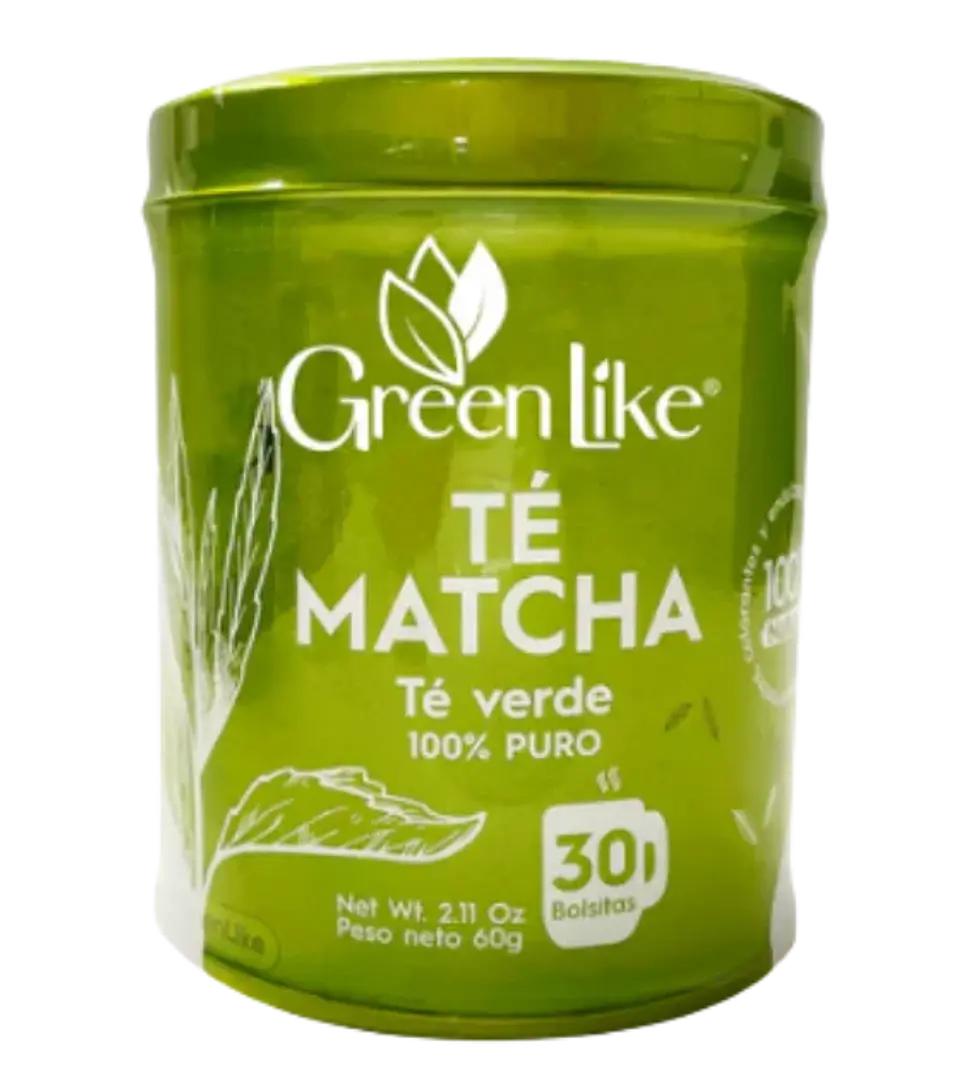 Té Matcha 60 Gramos 30  bolsitas  Green Like  1