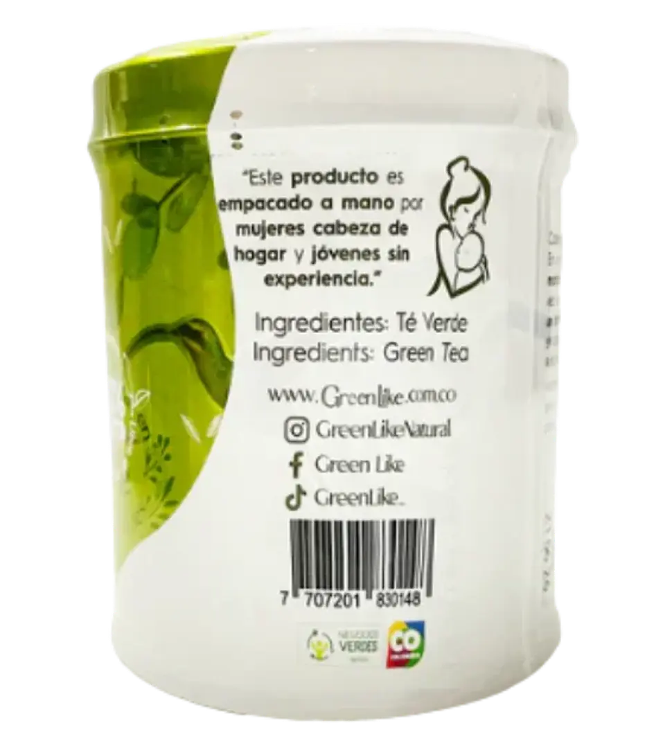 Té Matcha 60 Gramos 30  bolsitas  Green Like  2