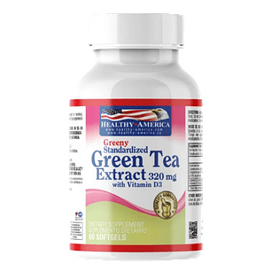 Green Tea Extract 60 Softgels Healthy America
