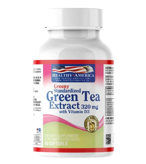Green Tea Extract 60 Softgels Healthy America