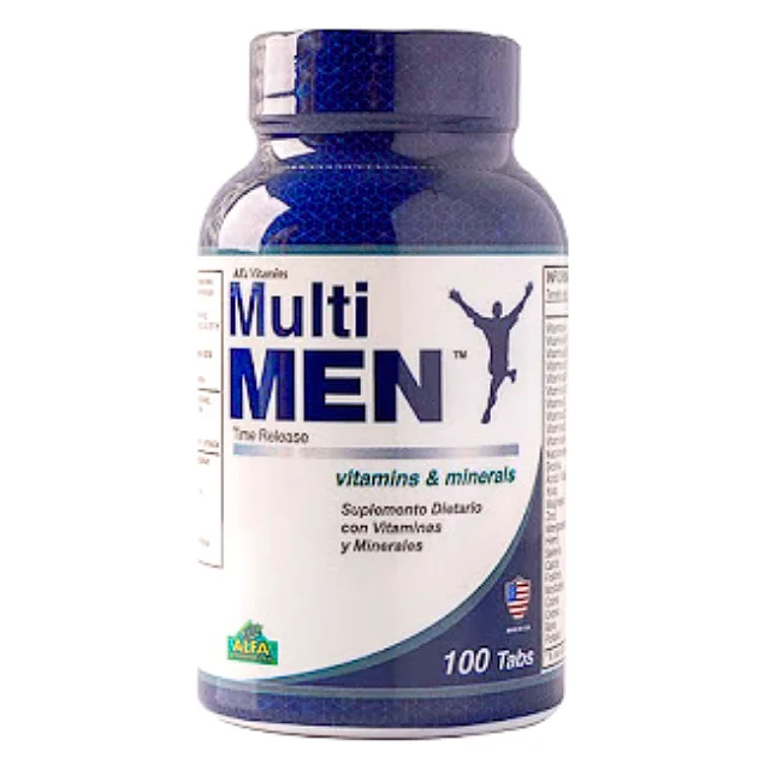Multi Men Multivitaminico 100 Tabletas Alfa Vitamins 1