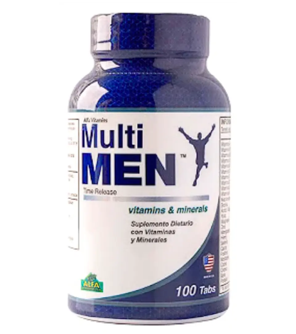 Multi Men Multivitaminico 100 Tabletas Alfa Vitamins 1