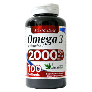 Omega 3 mas Vitaminas E 100 Softgels Fito Medic´s