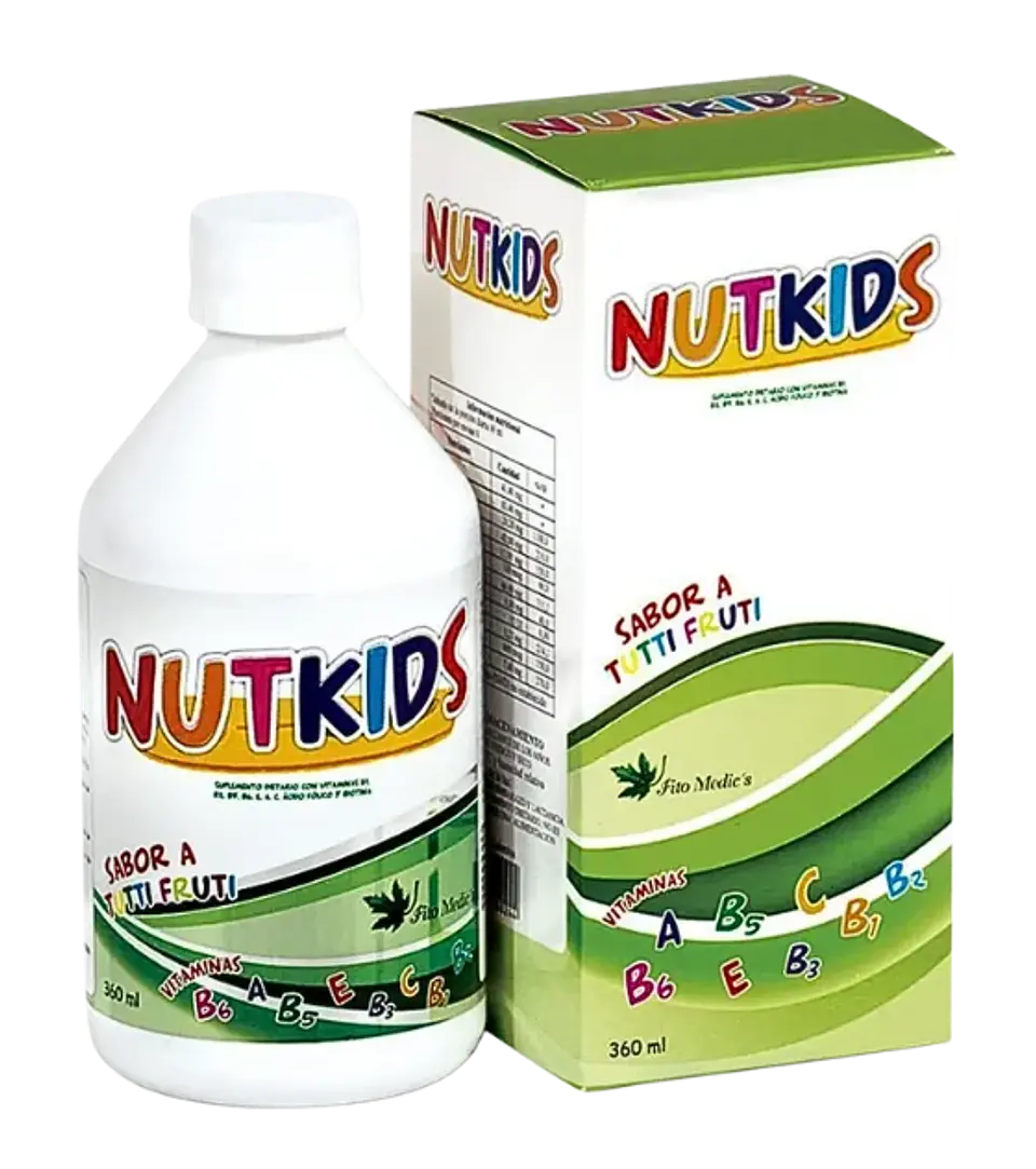 Nutkids 360 ml Jarabe para Niños Multivitaminico Fito Medic´s 1