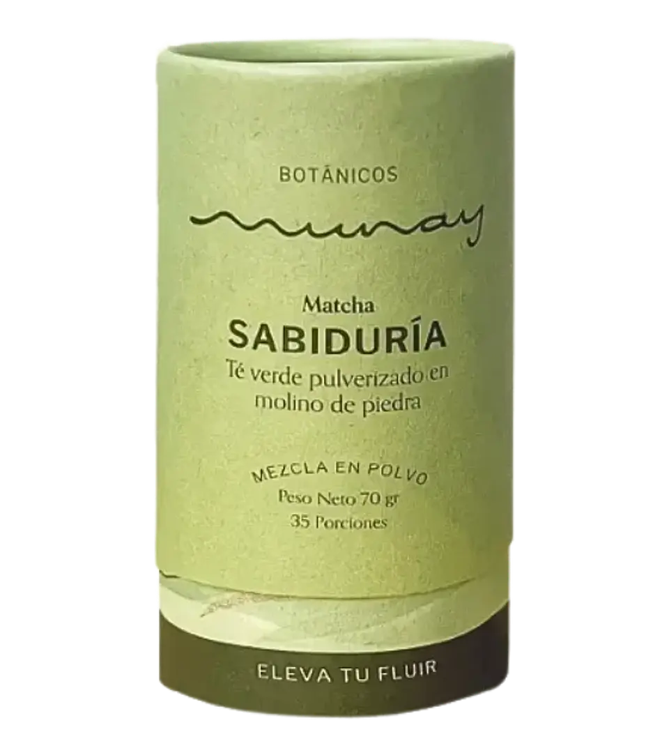 Te Verde Matcha Pulverizado 35 porciones 70 gr Munay 1