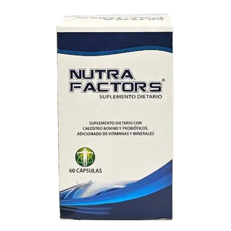 Nutra Factors Calostro Bovino y Probióticos 60 Cápsulas 1